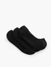Talbots Three Pair No Show Socks - Black - 001  In Black