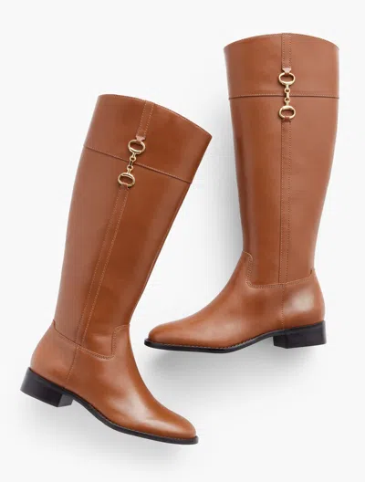 Talbots Tish Bit Riding Boots - Cognac - 11m