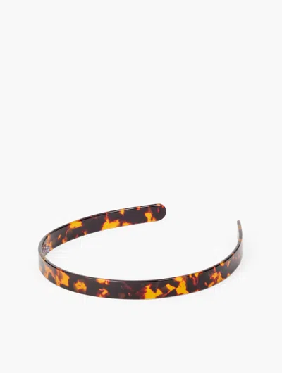 Talbots Tortoiseshell Slim Headband - Caramel Tort - 001