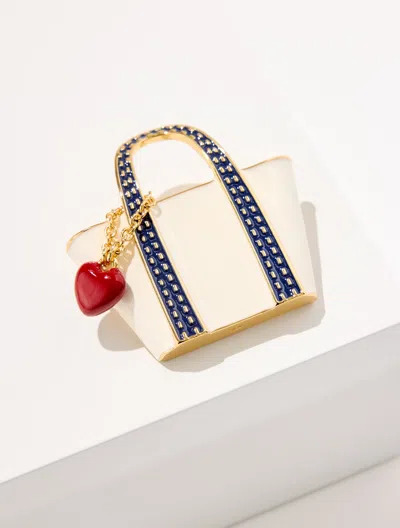 Talbots Tote Bag Pin - Ivory/gold - 001  In Multi