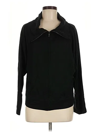 Pre-owned Talbots Track Jacket In Black