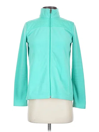 Pre-owned Talbots Track Jacket In Teal