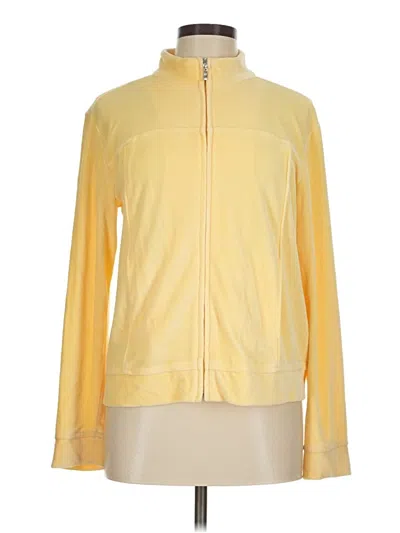 Pre-owned Talbots Track Jacket In Yellow