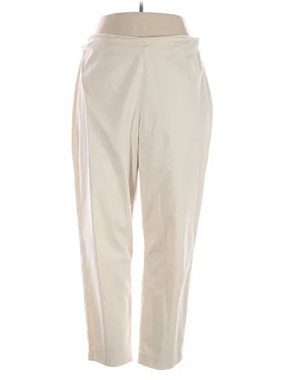 Pre-owned Talbots Track Pants In Ivory