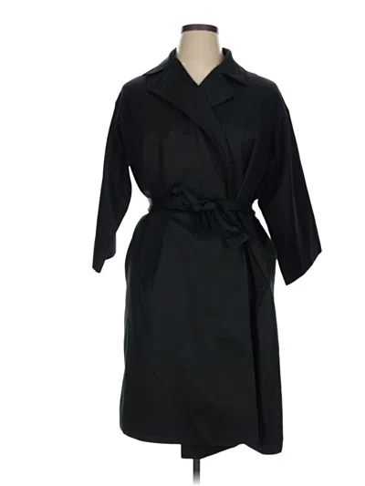Pre-owned Talbots Trenchcoat In Black