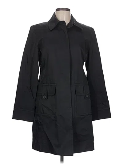 Pre-owned Talbots Trenchcoat In Black