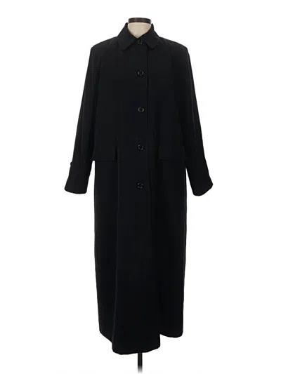 Pre-owned Talbots Trenchcoat In Black