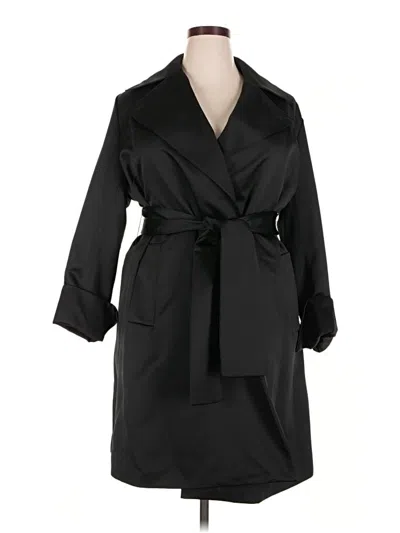 Pre-owned Talbots Trenchcoat In Black