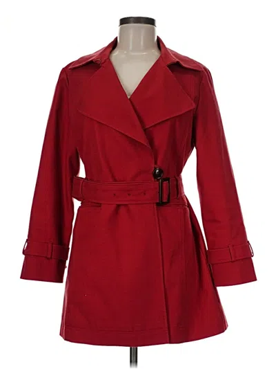 Pre-owned Talbots Trenchcoat In Red