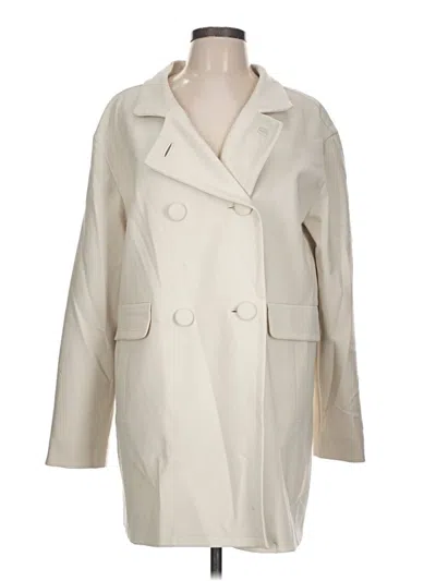 Pre-owned Talbots Trenchcoat In White