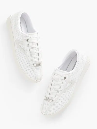 Talbots Â® Nylite Plus Elite Leather Sneakers - White - 9m