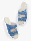 Talbots Ilse Double Strap Tulip Sandals - Light Regatta - 9m  In Light Regatta