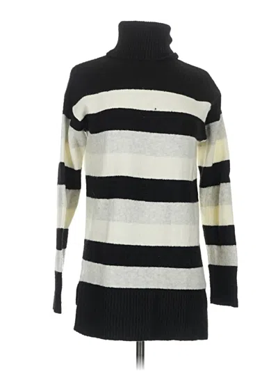 Pre-owned Talbots Turtleneck Sweater In Black