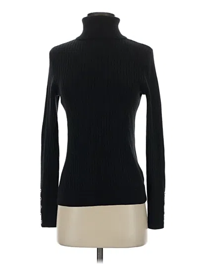 Pre-owned Talbots Turtleneck Sweater In Black