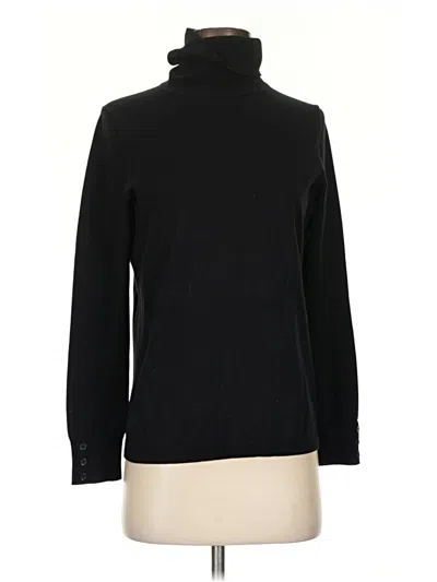 Pre-owned Talbots Turtleneck Sweater In Black