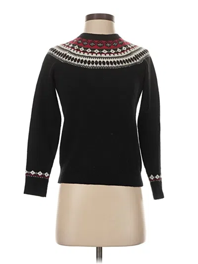 Pre-owned Talbots Turtleneck Sweater In Black