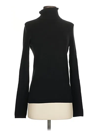 Pre-owned Talbots Turtleneck Sweater In Black