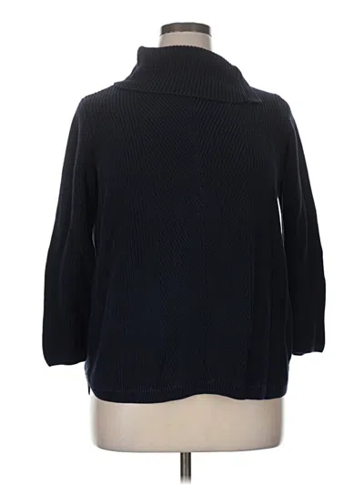 Pre-owned Talbots Turtleneck Sweater In Black
