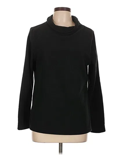 Pre-owned Talbots Turtleneck Sweater In Black