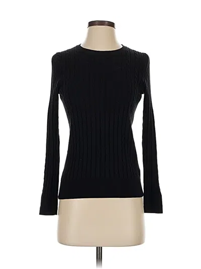 Pre-owned Talbots Turtleneck Sweater In Black