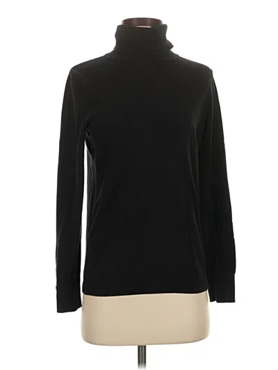 Pre-owned Talbots Turtleneck Sweater In Black