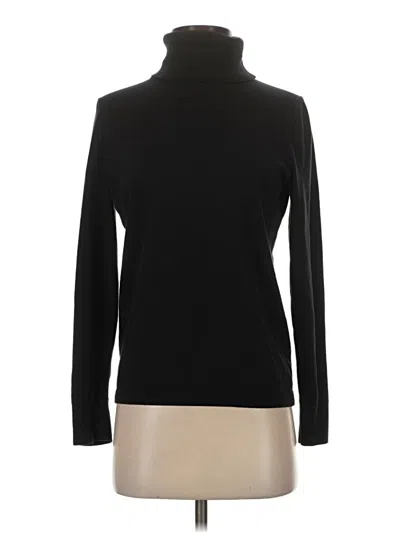Pre-owned Talbots Turtleneck Sweater In Black