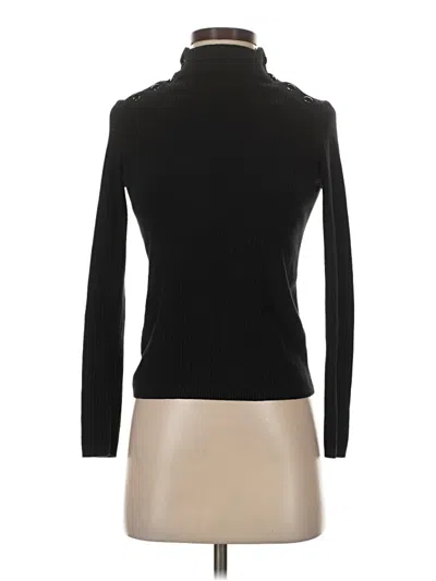 Pre-owned Talbots Turtleneck Sweater In Black