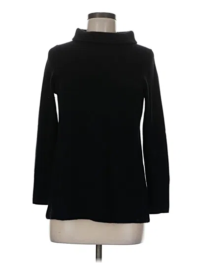 Pre-owned Talbots Turtleneck Sweater In Black