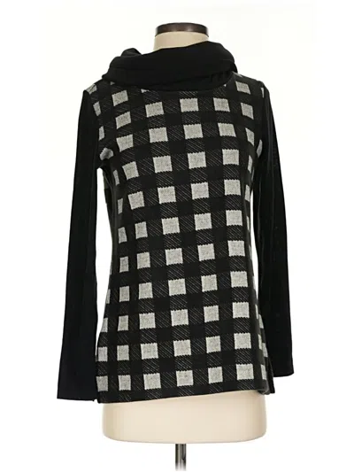 Pre-owned Talbots Turtleneck Sweater In Black