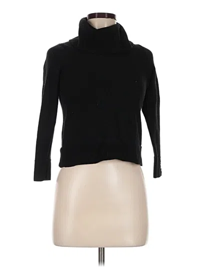 Pre-owned Talbots Turtleneck Sweater In Black