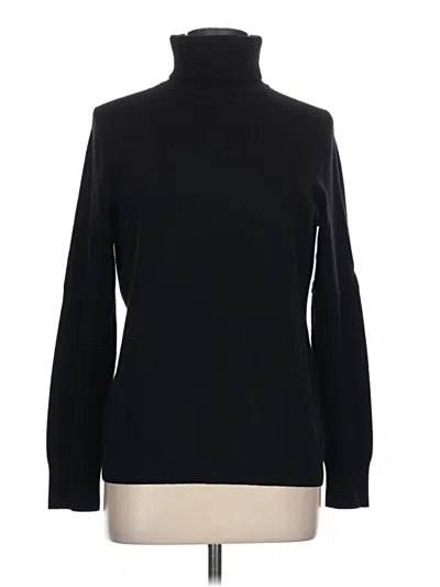Pre-owned Talbots Turtleneck Sweater In Black