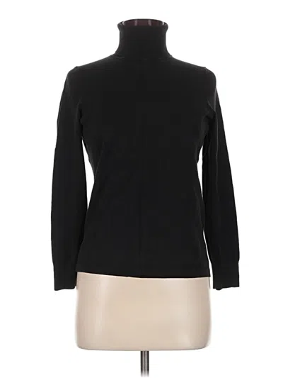 Pre-owned Talbots Turtleneck Sweater In Black