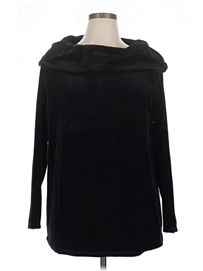 Pre-owned Talbots Turtleneck Sweater In Black