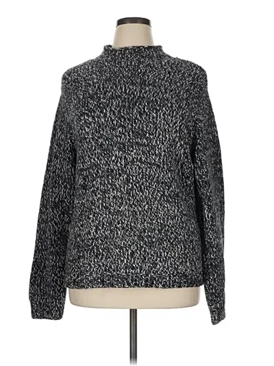 Pre-owned Talbots Turtleneck Sweater In Black
