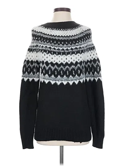 Pre-owned Talbots Turtleneck Sweater In Black