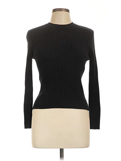 Pre-owned Talbots Turtleneck Sweater In Black