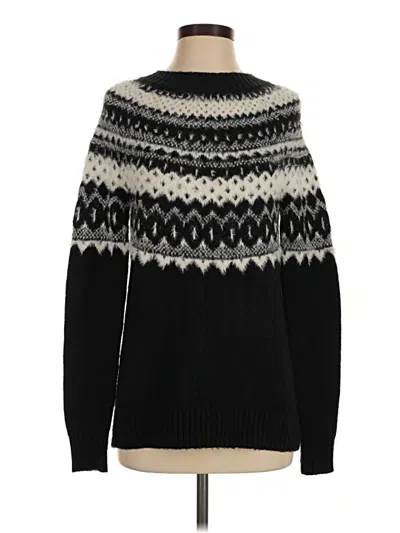 Pre-owned Talbots Turtleneck Sweater In Black