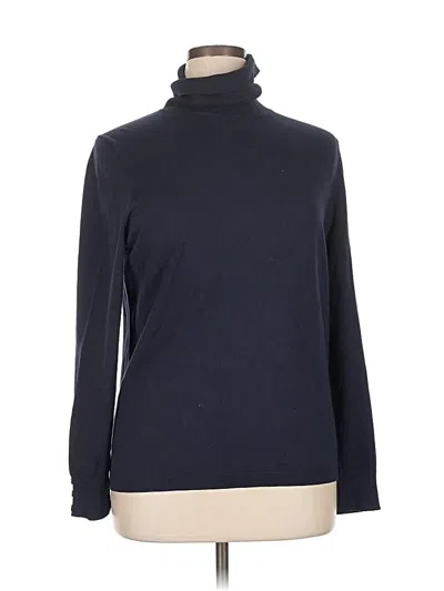 Pre-owned Talbots Turtleneck Sweater In Blue