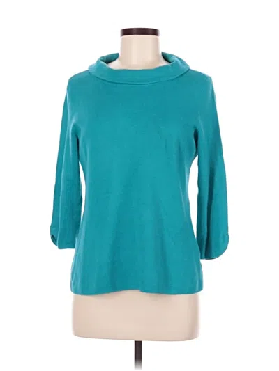 Pre-owned Talbots Turtleneck Sweater In Blue
