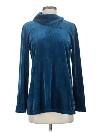 Pre-owned Talbots Turtleneck Sweater In Blue