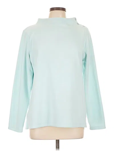 Pre-owned Talbots Turtleneck Sweater In Blue