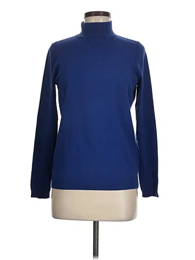 Pre-owned Talbots Turtleneck Sweater In Blue