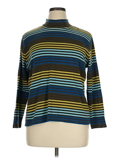 Pre-owned Talbots Turtleneck Sweater In Blue