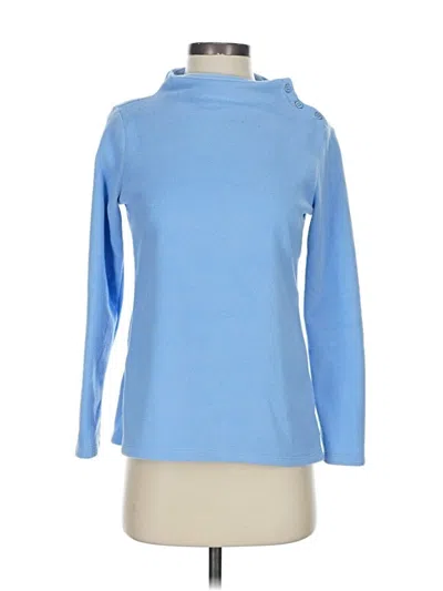 Pre-owned Talbots Turtleneck Sweater In Blue