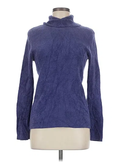 Pre-owned Talbots Turtleneck Sweater In Blue