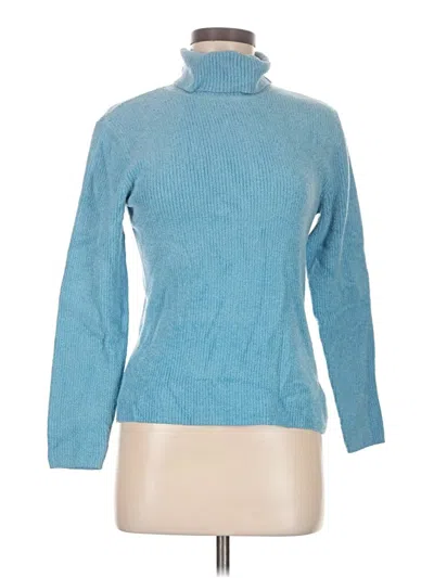 Pre-owned Talbots Turtleneck Sweater In Blue