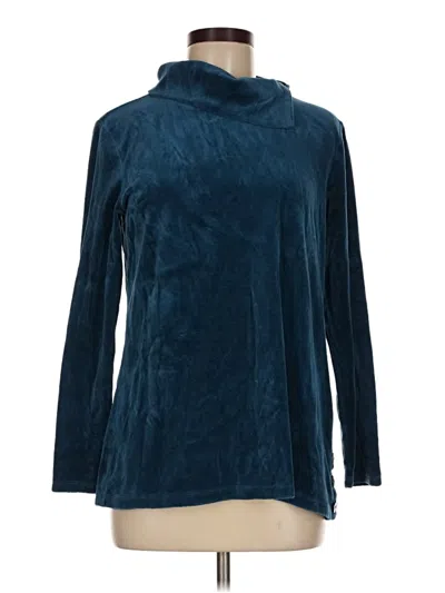 Pre-owned Talbots Turtleneck Sweater In Blue