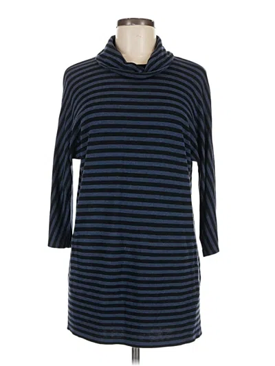 Pre-owned Talbots Turtleneck Sweater In Blue