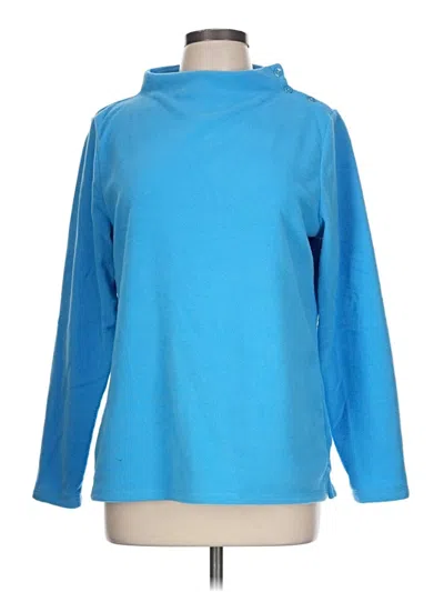 Pre-owned Talbots Turtleneck Sweater In Blue