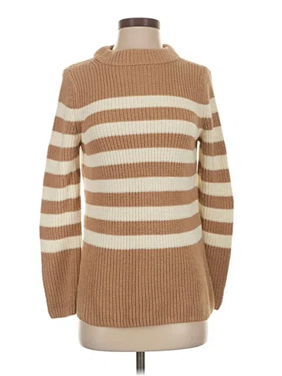 Pre-owned Talbots Turtleneck Sweater In Brown